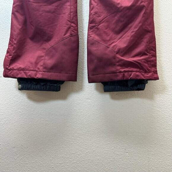 COLUMBIA Women’s Small Bugaboo Snow Pants Omni-Tech Insulated Red Winter - Picture 3 of 9